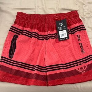 Baseball lifestyle 101 dead Red Shorts youth medium